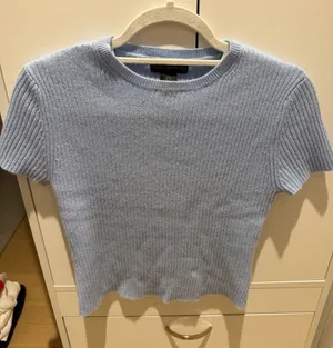 House of Harlow 1960 Light Blue Crew Neck Sweater thumbnail 1
