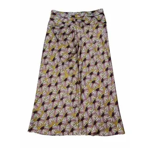 Free People Normani‎ Printed Bias Skirt Marigold Floral Size 12 thumbnail 3