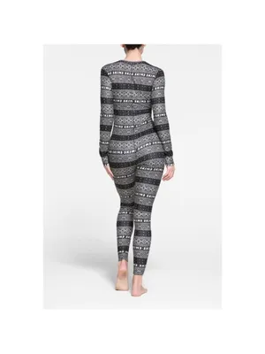 Skims Fair Isle Henley onesie large thumbnail 6