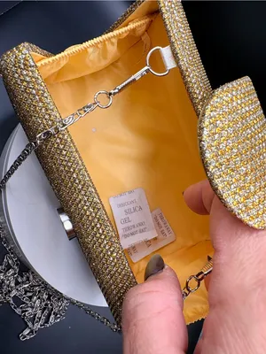 Gold Sparkle Evening Clutch thumbnail 9
