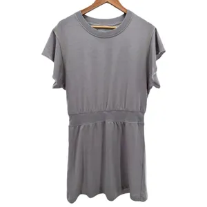 Grey State Cleo Dress Size 4 Flutter Sleeve Gray‎ Terry Mini Dress Comfy Casual thumbnail 2