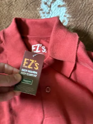Red EZ'S Haggar new with tags deadstock pullover shirt size XL thumbnail 4