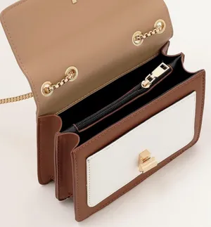 Amazon Color-Block Crossbody Bags for Women Leather Cross Body Purses Cute Designer Handbags Shoulder Bag Medium Size thumbnail 6