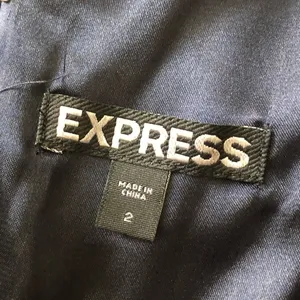 EXPRESS Draped Floral Cocktail Dress Sz 2 thumbnail 8