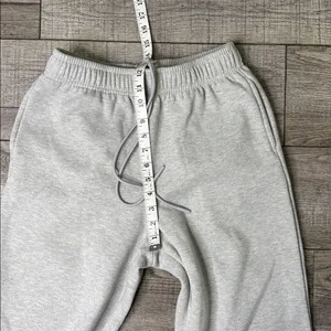 Efan Women's Classic Gray Baggy High Waisted Joggers With Pockets thumbnail 5