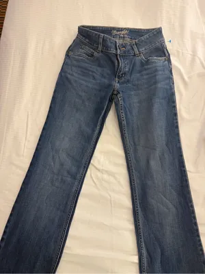Wrangler Women's Blue Wide Leg Jeans - Medium Denim Wash thumbnail 1