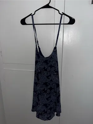 Abercrombie & Fitch Navy Paisley Slip Dress thumbnail 2