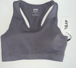 AYBL Balance V3 Seamless Sports Bra in Charcoal Grey - Medium thumbnail 3