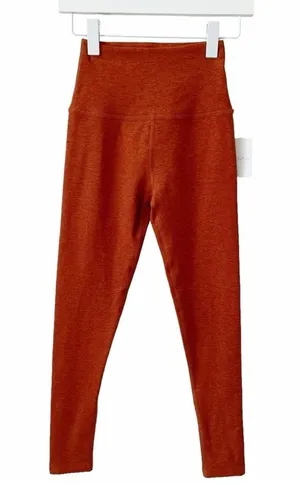 Beyond Yoga Spacedye Caught In The Midi High Waisted Legging Warm Clay Heather thumbnail 1