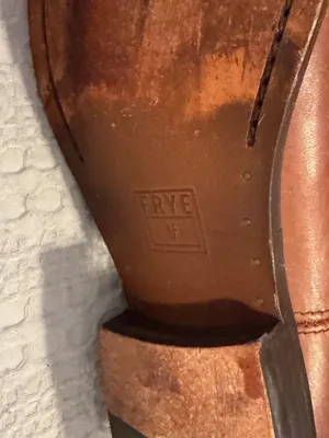 Frye Melissa Button Riding Boots Cognac Leather thumbnail 9