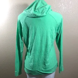 Champion green warm drawstring hoodie thumbnail 4