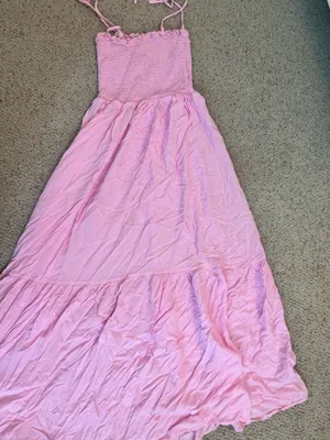 Amazon Maxi pink dress thumbnail 1