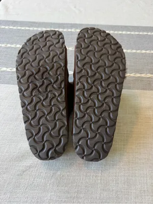 Birkenstock Arizona Shearling Sandals Brown Mocha Suede Size 38 thumbnail 7