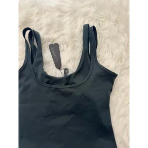 Nike Skims Matte Double Strap Scoop Tank Dark Teal Size Small thumbnail 7