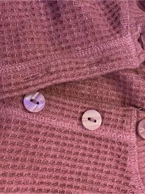 Old Navy Long Sleeve Ribbed Button Tee thumbnail 2