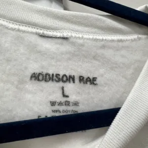 Addison Rae White For You Crewneck Sweatshirt Size Large thumbnail 3