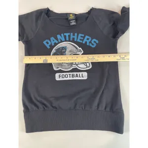 NFL Juniors Collection Carolina Panthers Black Pullover Sweatshirt Size M thumbnail 6