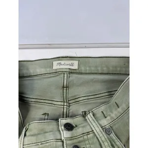 Madewell‎ 9" High Rise Skinny Crop Button Fly Jeans Womens Size 26 Green Denim thumbnail 7