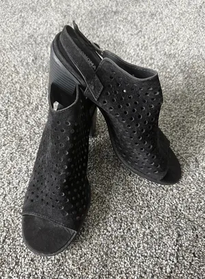 Sonoma open toed heeled booties thumbnail 1
