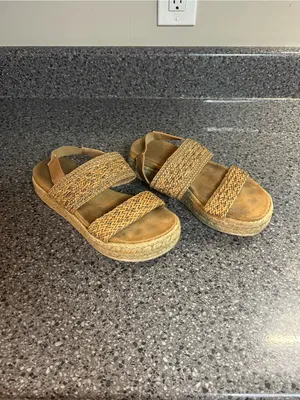 American Rag Woven Double-Strap Espadrille Slides in Tan thumbnail 4