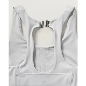 Athleta L Ultimate Longline Bra Large A-C Stratus Grey thumbnail 4