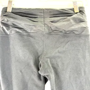 Lululemon Black Venus Ruched Cropped Leggings Size 6 thumbnail 6