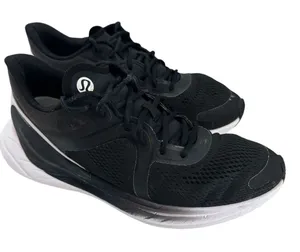 Lululemon Women's Blissfeel Run Black/Black/White Runnings‎ Sneakers Size 9.5 thumbnail 1