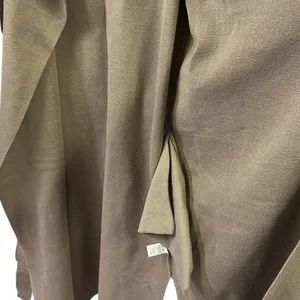 Love Tree Neutral Tan Soft Knit Belted Cardigan Trench Coat Womens Medium thumbnail 11