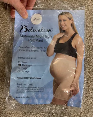 Maternity Mid Thigh Pettipant Medium Shapewear Shorts Spandex Shorts thumbnail 1