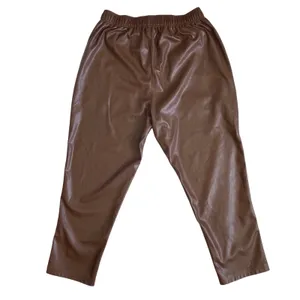 Ariat Womens Brown Faux Leather Western Jogger Pants High Rise Size L‎ 1005037 thumbnail 7