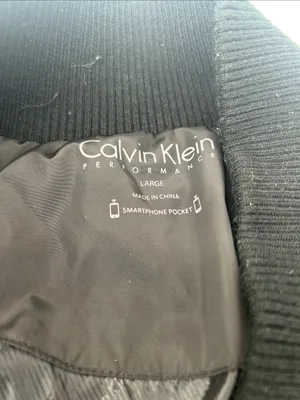 Calvin Klein Women’s Black Quilted Puffer Vest with Gold Accents bust bust 32 length 23 thumbnail 16