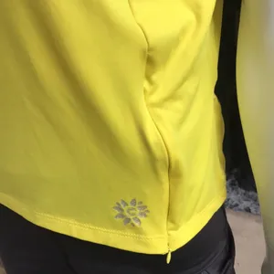 Vintage Cannondale Cycling Shirt with Pockets Yellow Women's Size L Large thumbnail 7