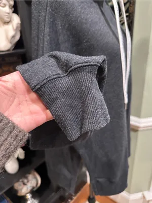 Aerie Oversized Longline Hoodie with Striped Drawstrings – Size M thumbnail 6