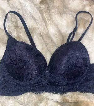 TJ Maxx Blue Lace Push-Up Bra thumbnail 1
