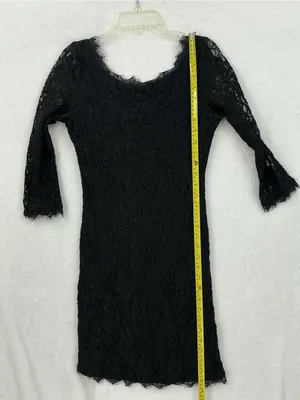 Babaton Black Lace Sleeve Sheath Dress 1164 thumbnail 7