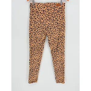 Crown & Ivy Cheetah Print High Rise Skinny Jeans‎ Size 6R Tan Black Ankle Pants thumbnail 4