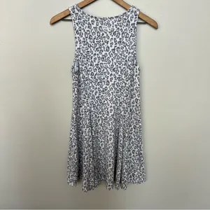 Altar’d State Leopard Print Full A-Line Sleeveless Stretch Mini Dress Small thumbnail 5