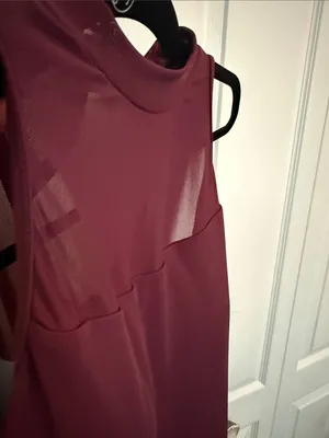 HALARA Burgundy Sleeveless Mini Dress - NWOT thumbnail 10