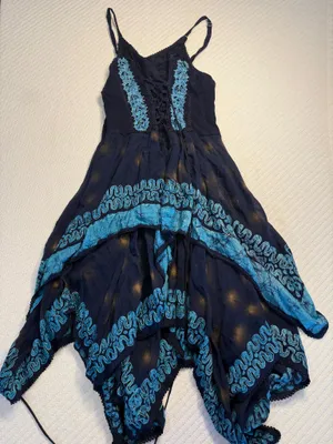 festival dress Blue Size M thumbnail 3