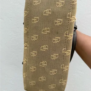 Dooney & Bourke Vintage Signature Monogram Sholderbag Canvas Double Pocket B‎ thumbnail 6