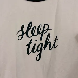 Kate Spade XS Pink, Black Knit Long Sleeve Sleep Tight Pajama Loungewear Top thumbnail 5
