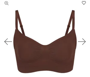 NWOT SKIMS Dark cocoa Brown Seamless Sculpt Bralette small thumbnail 2