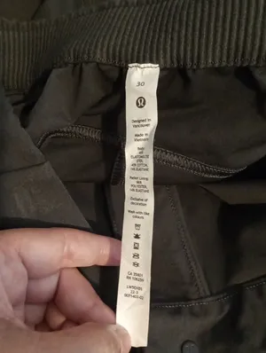 lululemon athletica Womens Utilitech Cargo Pocket HR Pants Gray Gorpcore Sz30 thumbnail 2