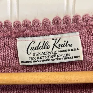 Vintage Cuddle Knit sweater Purple Size M thumbnail 2