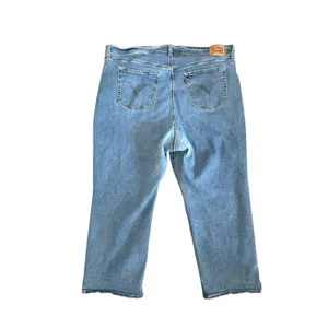 Levis Premium Womens Ribcage‎ Straight Leg Ankle Jeans Button Fly High Waist 24W thumbnail 3