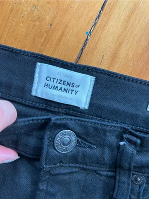 ☀️3/$25 Citizens of Humanity Jolene black jeans 25 thumbnail 6