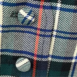 Vintage Surry Classics Tartan Plaid Wool Vest Navy M/ L thumbnail 6