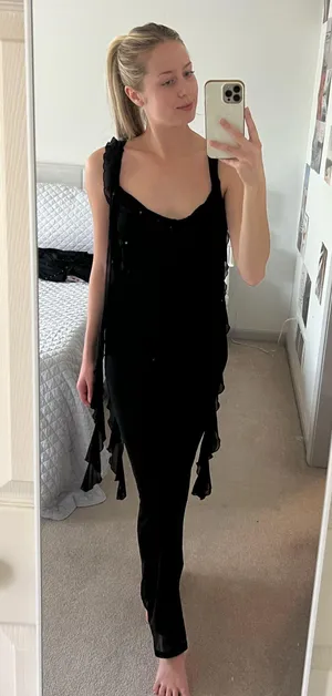Amazon Black Maxi Formal Dress thumbnail 1