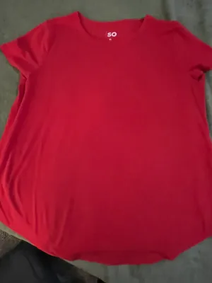Size XL Red Short Sleeve T Shirt thumbnail 6