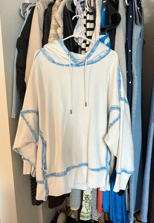 Free People Painted Sprint To The Finish Hoodie thumbnail 1